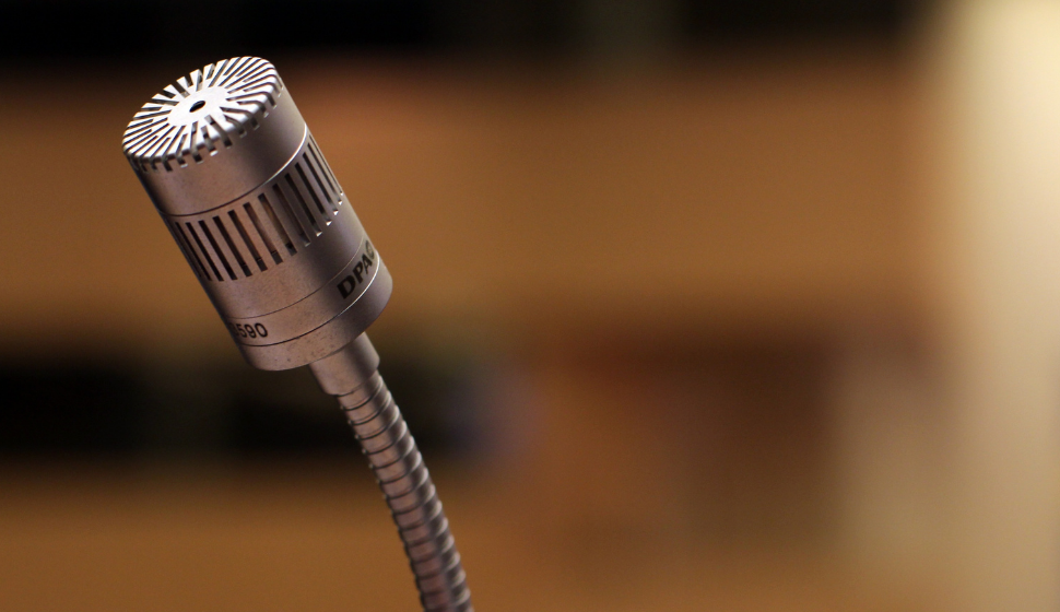 Image of a microphone Image of a microphone