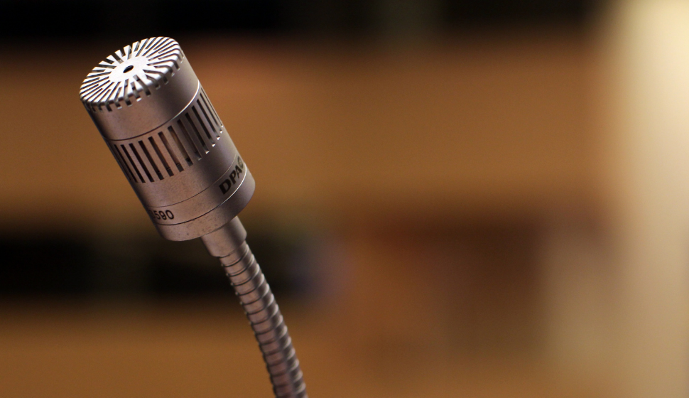 Image of a microphone