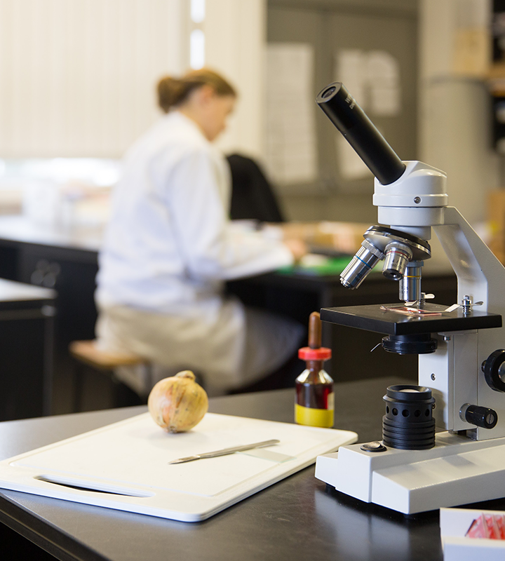 Image of a microscope 