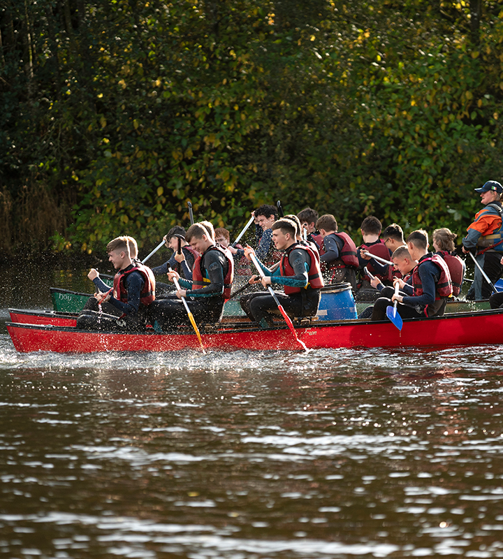 Image of People in a canoe