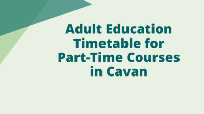 Adult Education PT Timetable Cavan Cover Image
