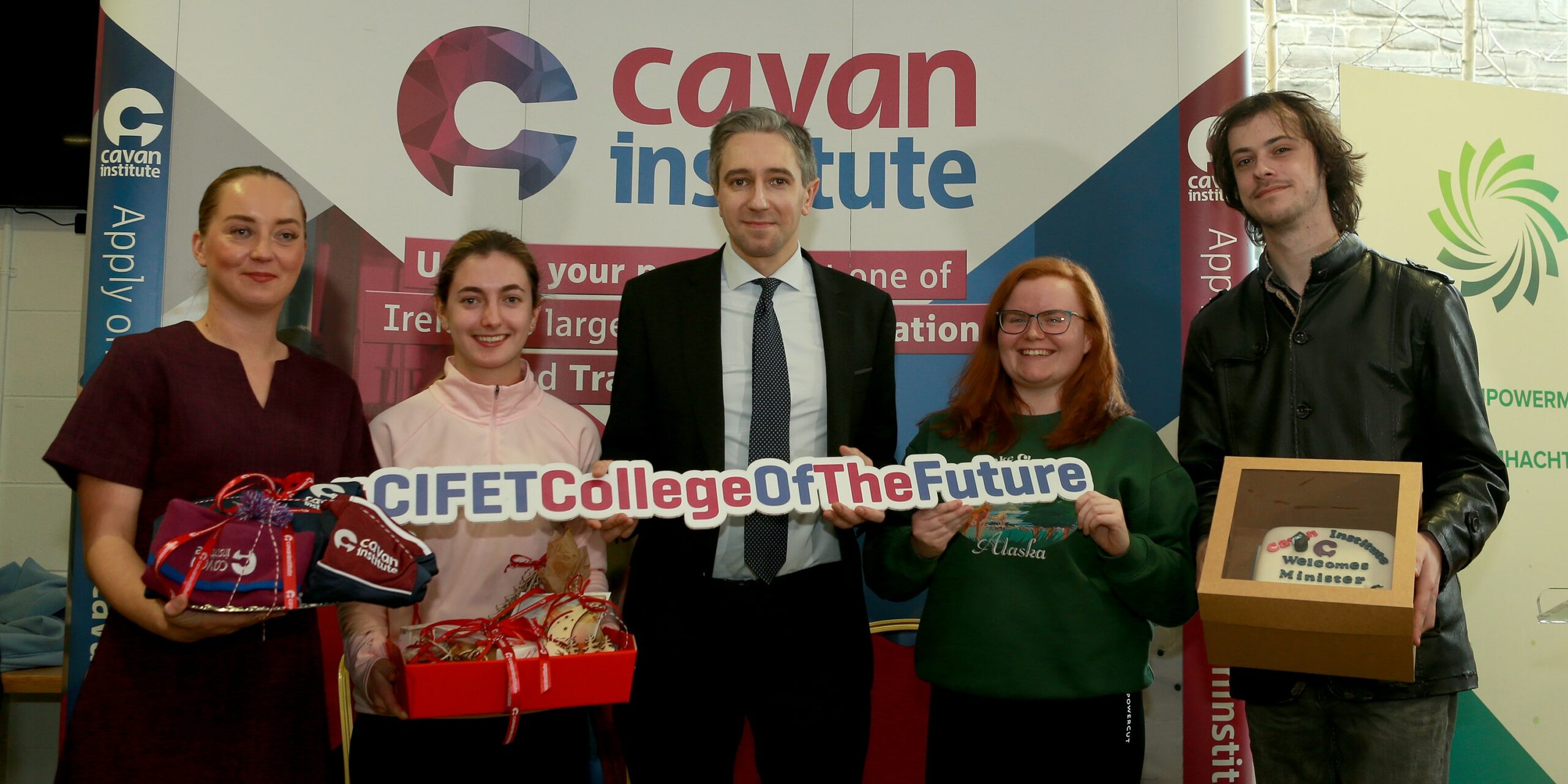 Minister Harris visits Cavan Institute