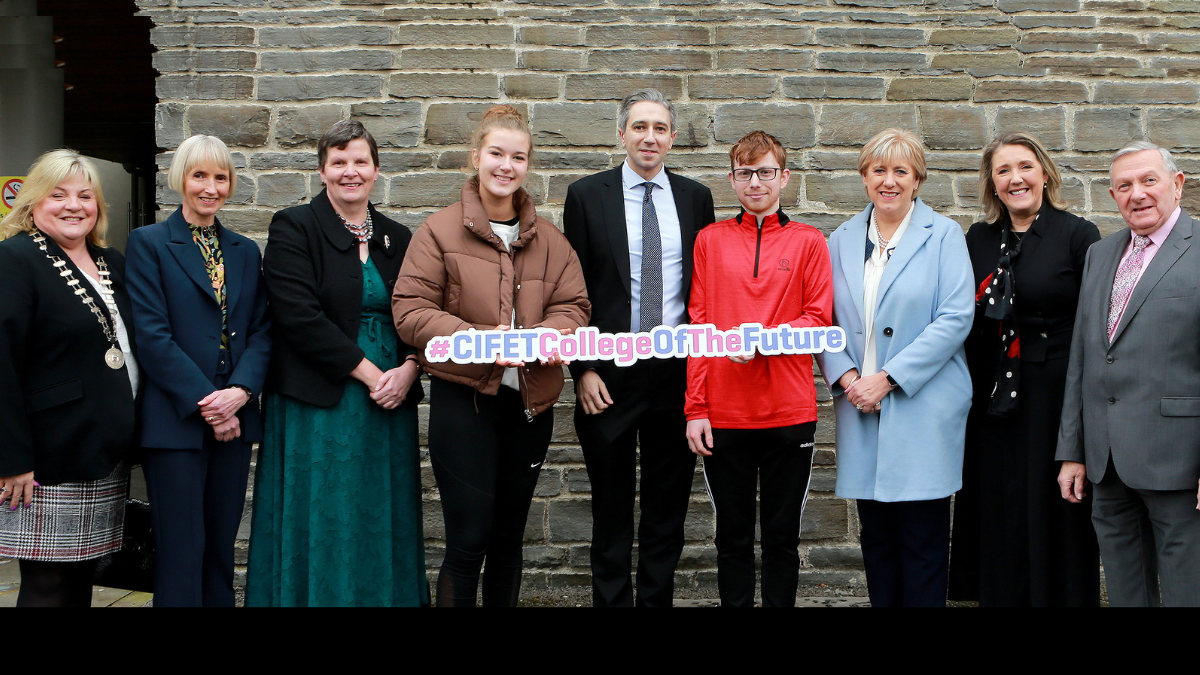 Simon Harris visit to Cavan Institute