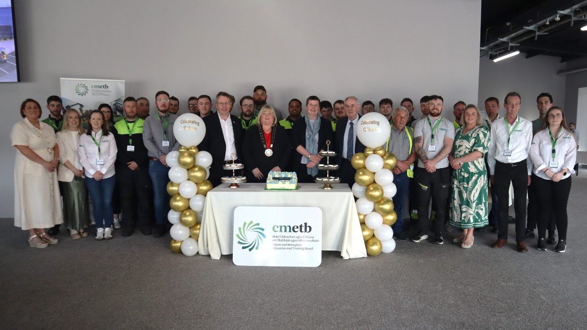 Group photo of Combilift Apprenticeship Event