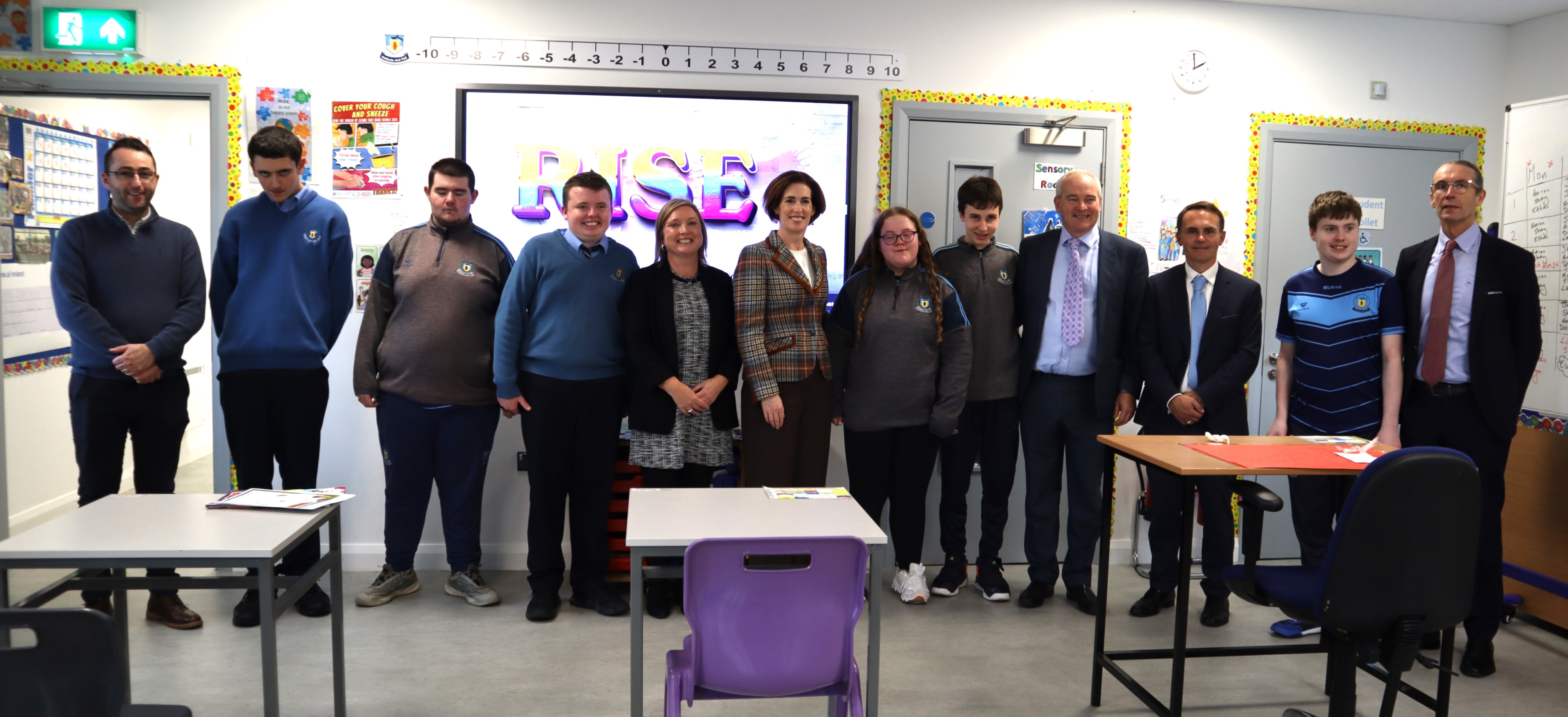 Minister visits Beech Hill School